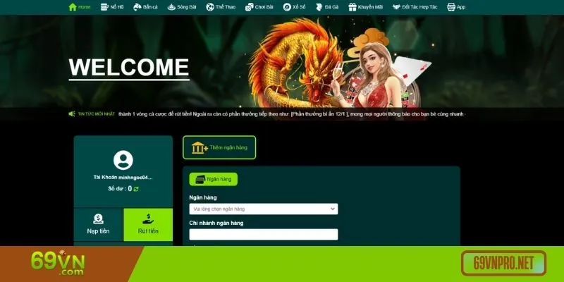 Khi rút tiền 69VN hội viên cần lưu ý tới một số vấn đề quan trọng Khi rút tiền 69VN hội viên cần lưu ý tới một số vấn đề quan trọng